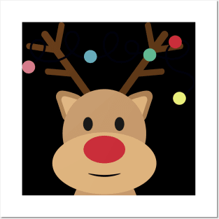 Christmas Reindeer Posters and Art